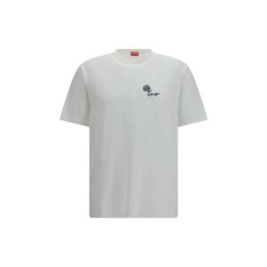 Stylish White Soft Cotton Tulip T-Shirt designed by Kenzo