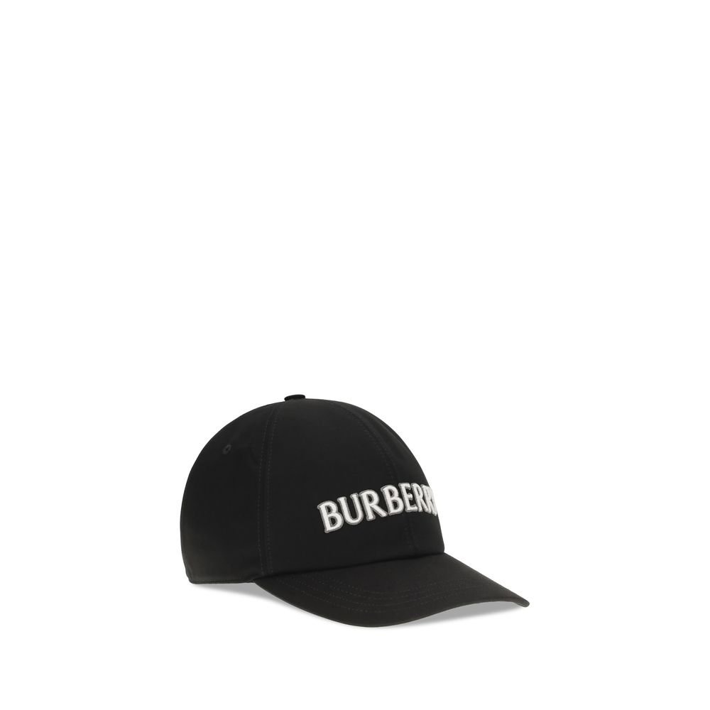 Black Cotton Logo Baseball Cap designed by Burberry - Image 2