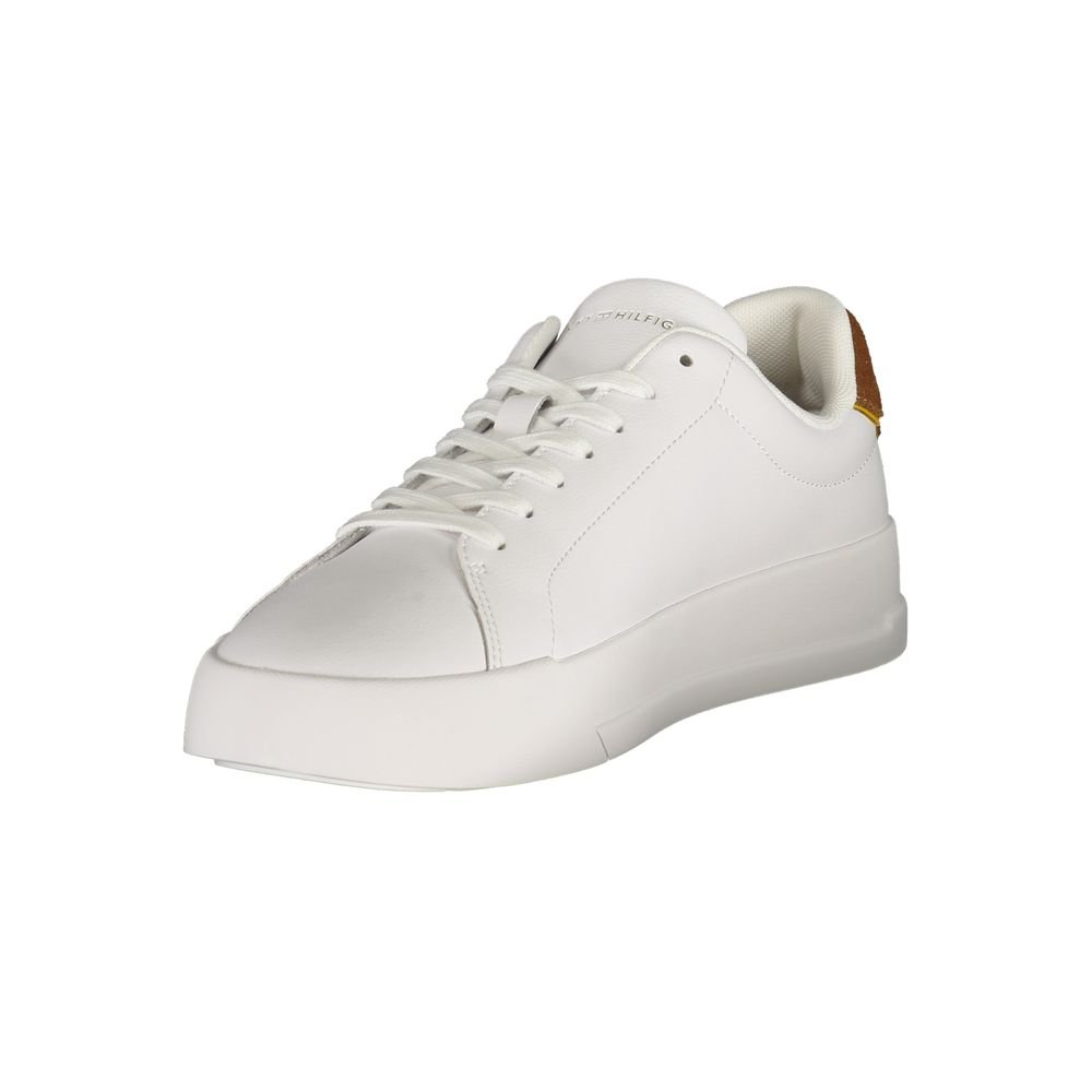 White Leather Men's Sneaker - Image 3