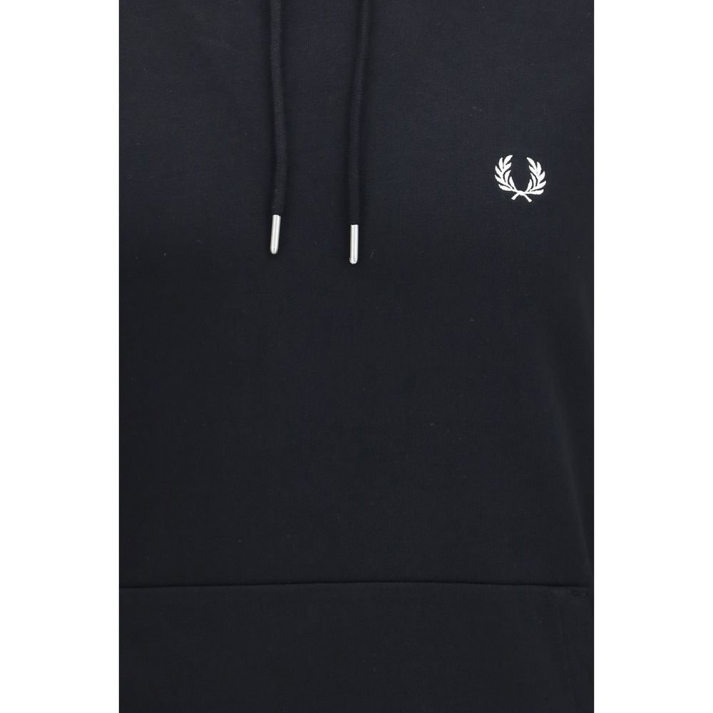 Trendy Black Soft Cotton Sweatshirt designed by Fred Perry - Image 3
