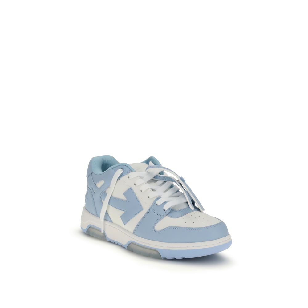 Stylish Light Blue Low Top Sneakers designed by Off-White - Image 2