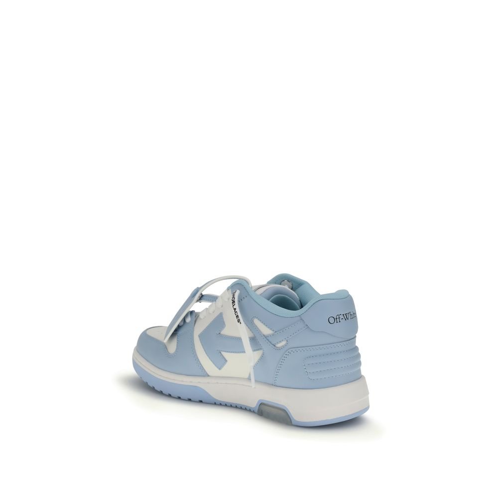 Stylish Light Blue Low Top Sneakers designed by Off-White - Image 3