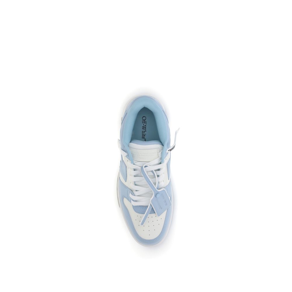 Stylish Light Blue Low Top Sneakers designed by Off-White - Image 4