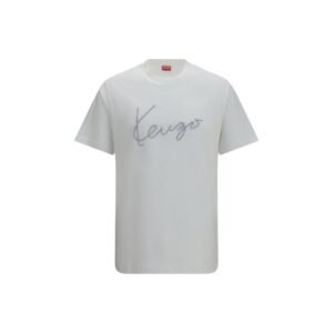 Chic White Soft Cotton T-Shirt designed by Kenzo