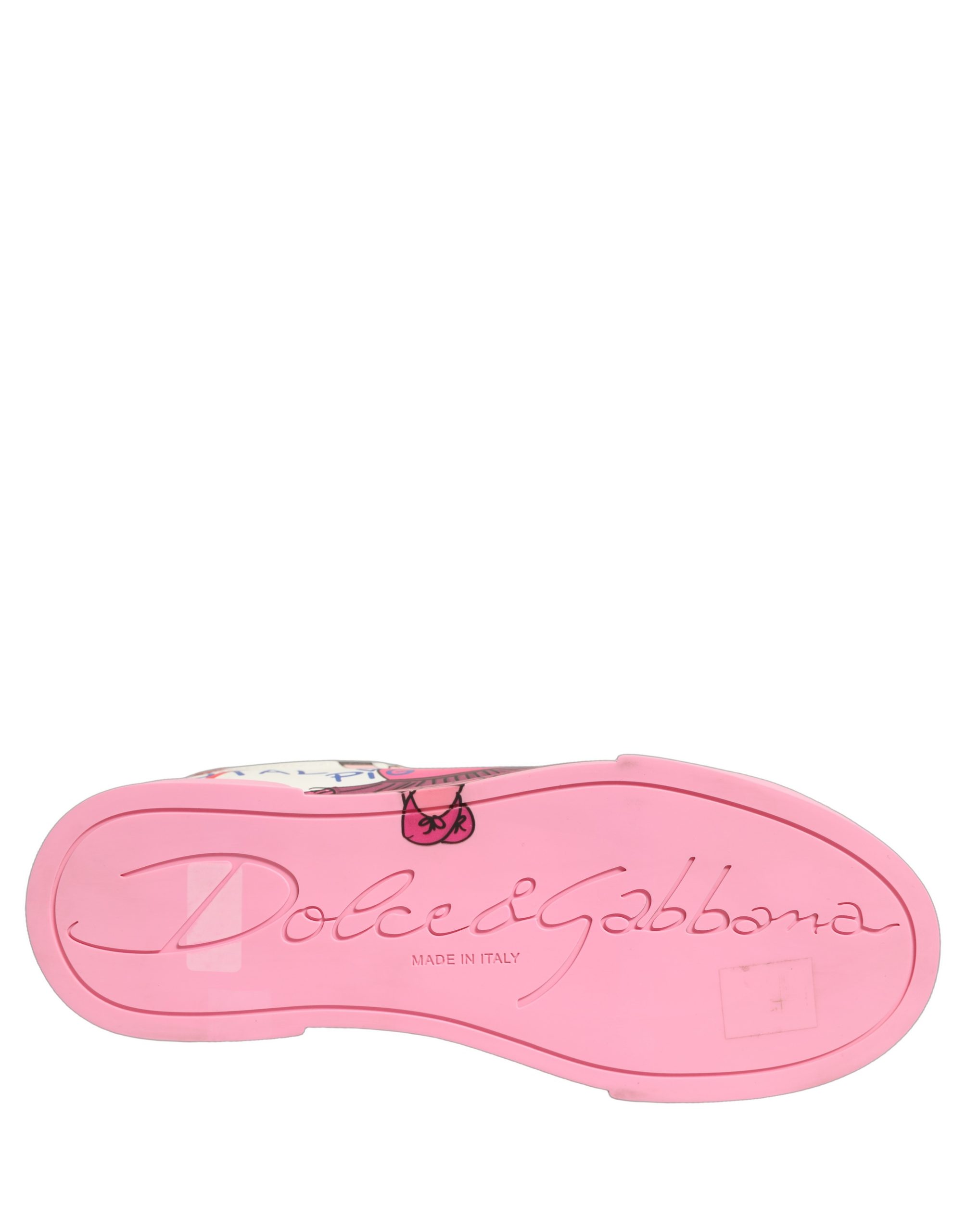 White Pink Portofino Royal Pig Sneakers Shoes - Image 8