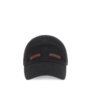 Black Cotton Cap (Baseball Hat)