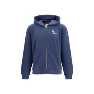 Elegant Blue Soft Cotton Sweatshirt designed by Kenzo