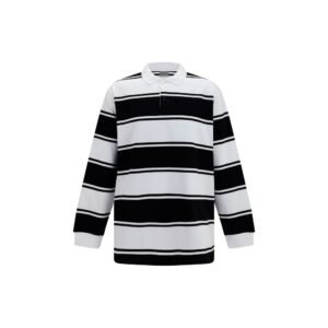 Refined White Soft Cotton Polo Shirt designed by Balenciaga