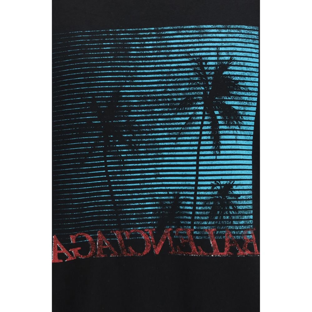 Chic Black Soft Cotton Sweatshirt designed by Balenciaga - Image 3