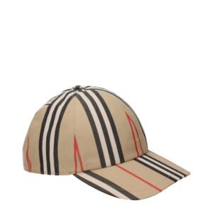 Iconic Beige Cotton Baseball Cap designed by Burberry