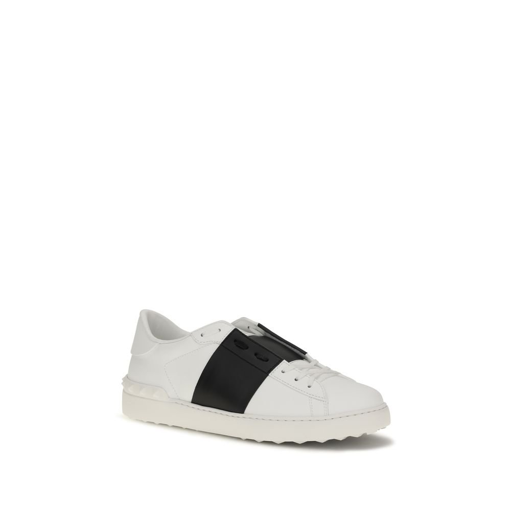 Blue Leather Low Top Sneakers designed by Valentino Garavani - Image 2