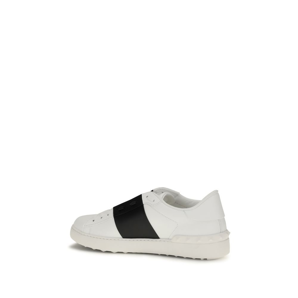 Blue Leather Low Top Sneakers designed by Valentino Garavani - Image 3