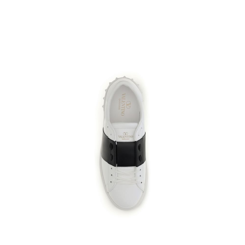 Blue Leather Low Top Sneakers designed by Valentino Garavani - Image 4