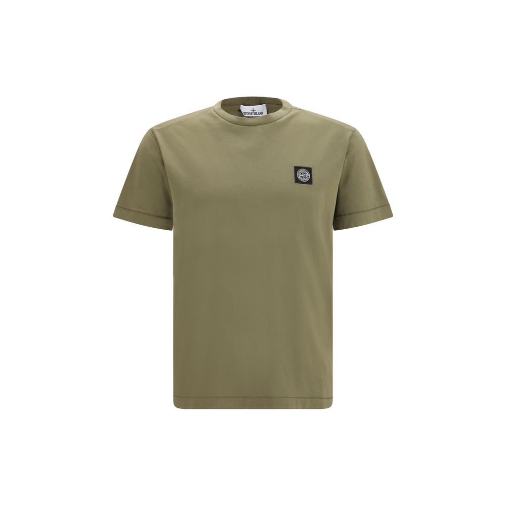 Iconic Green Soft Cotton T-Shirt designed by Stone Island