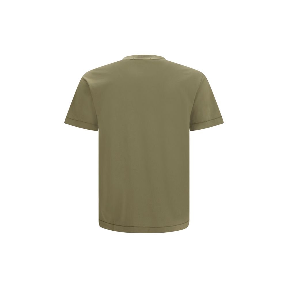 Iconic Green Soft Cotton T-Shirt designed by Stone Island - Image 2