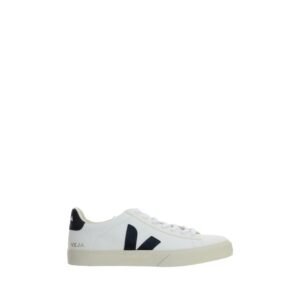 Casual White Leather Low Top Sneakers designed by Veja