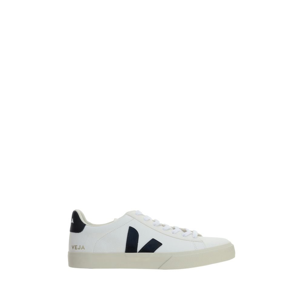 Casual White Leather Low Top Sneakers designed by Veja