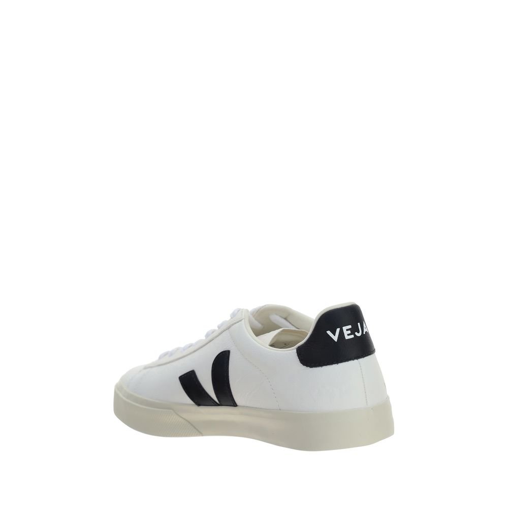 Casual White Leather Low Top Sneakers designed by Veja - Image 3
