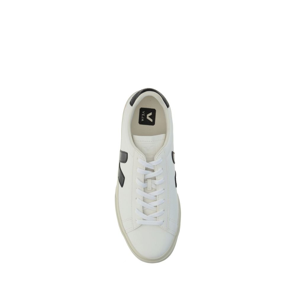 Casual White Leather Low Top Sneakers designed by Veja - Image 4