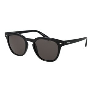 Chic Black Plastic Sunglasses designed by Barbour