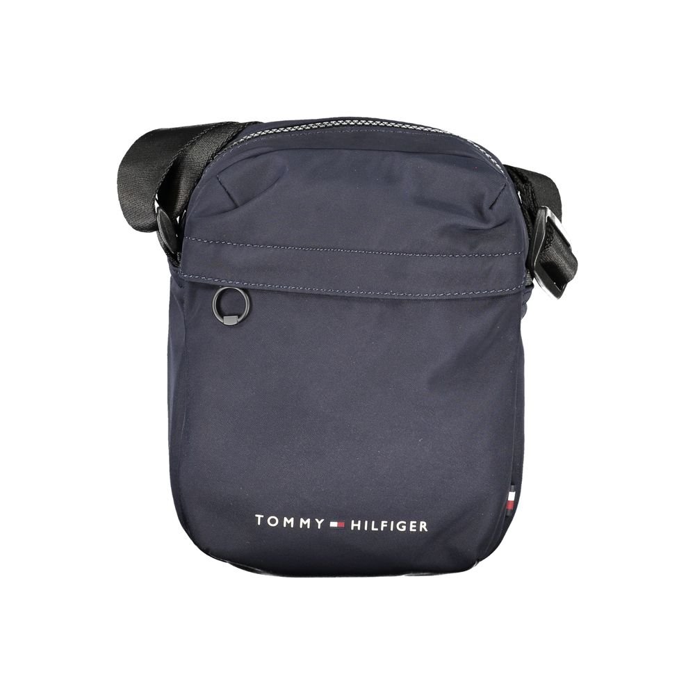 Blue Polyester Mens Shoulder Bag designed by Tommy Hilfiger