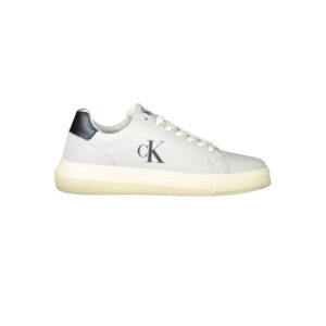 White Polyurethane Men's Sneaker