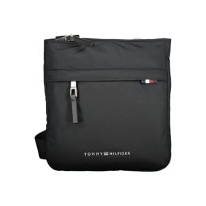 Black Polyurethane Women Shoulder Bag