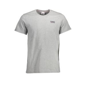 Grigio Organic Cotton Men T-Shirt designed by Tommy Hilfiger