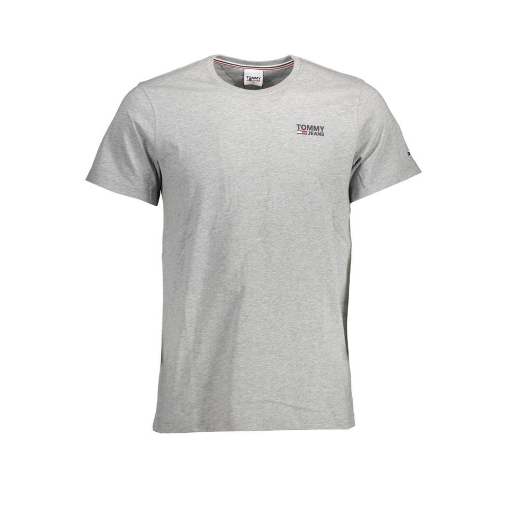 Grigio Organic Cotton Men T-Shirt designed by Tommy Hilfiger