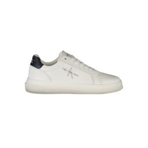 Bianco Leather Low Top Men Sneaker designed by Calvin Klein