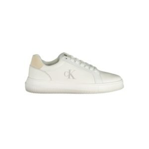 White Low Top Men's Sneaker designed by Calvin Klein