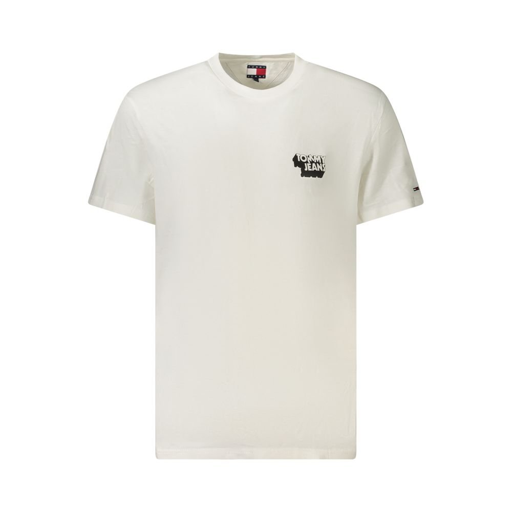 Bianco Cotton Mens T-Shirt designed by Tommy Hilfiger