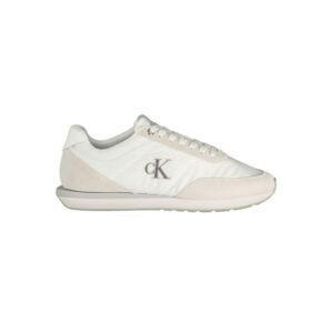 White Recycled Polyester Men Sneaker