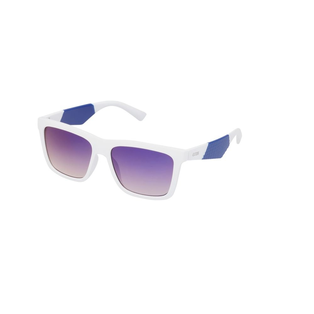 Trendy White Resin Sunglasses designed by Guess