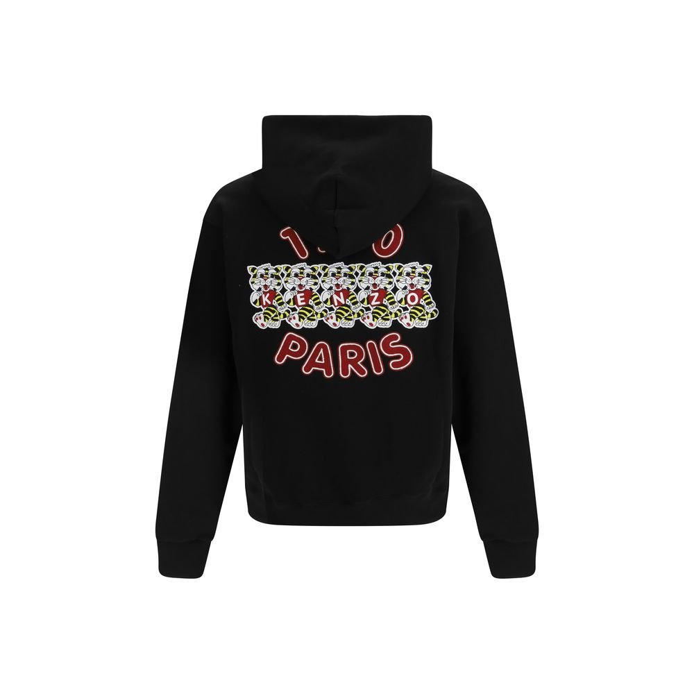 Original Black Soft Cotton Tiger Hoodie designed by Kenzo - Image 2