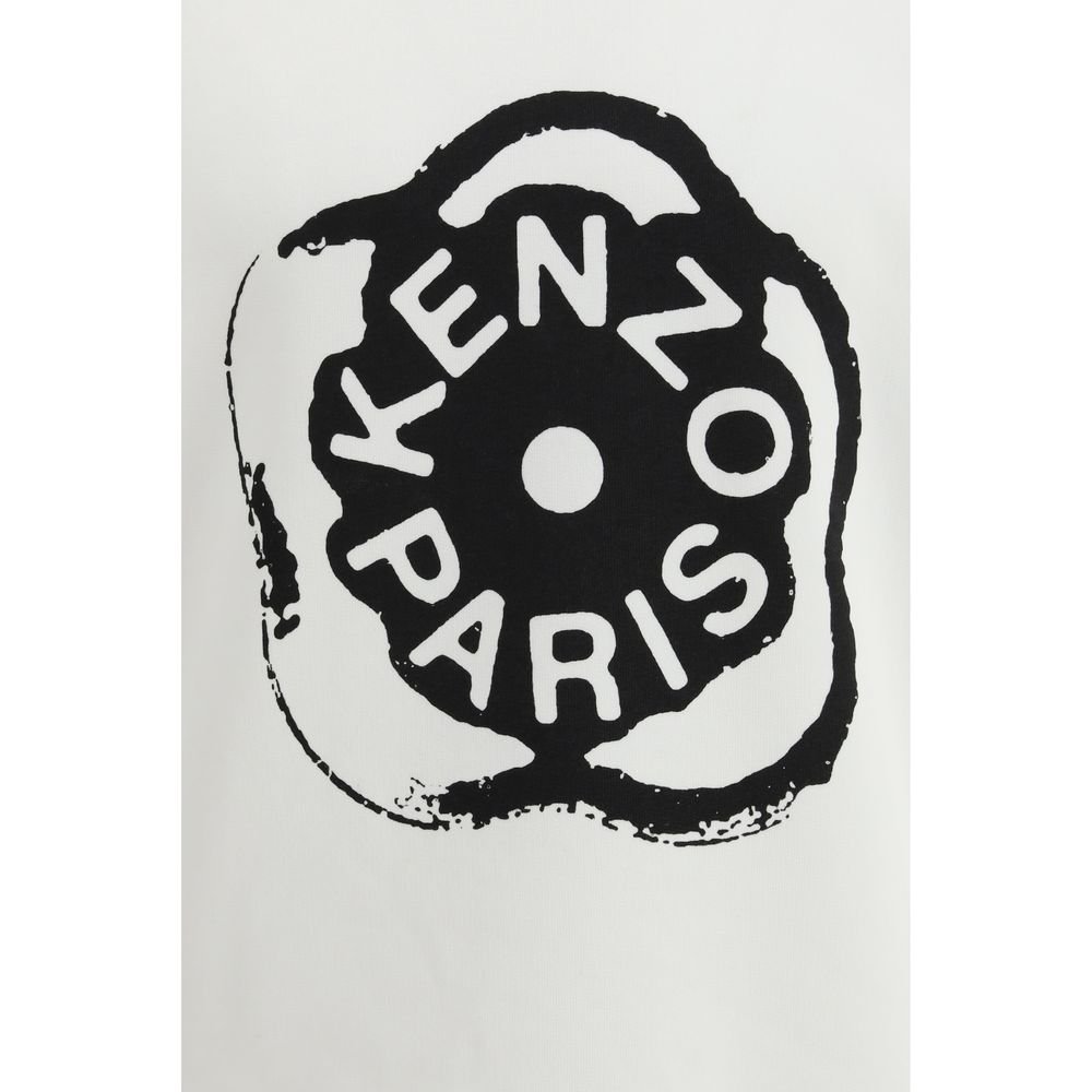 Trendy White Cotton Sweatshirt designed by Kenzo - Image 3