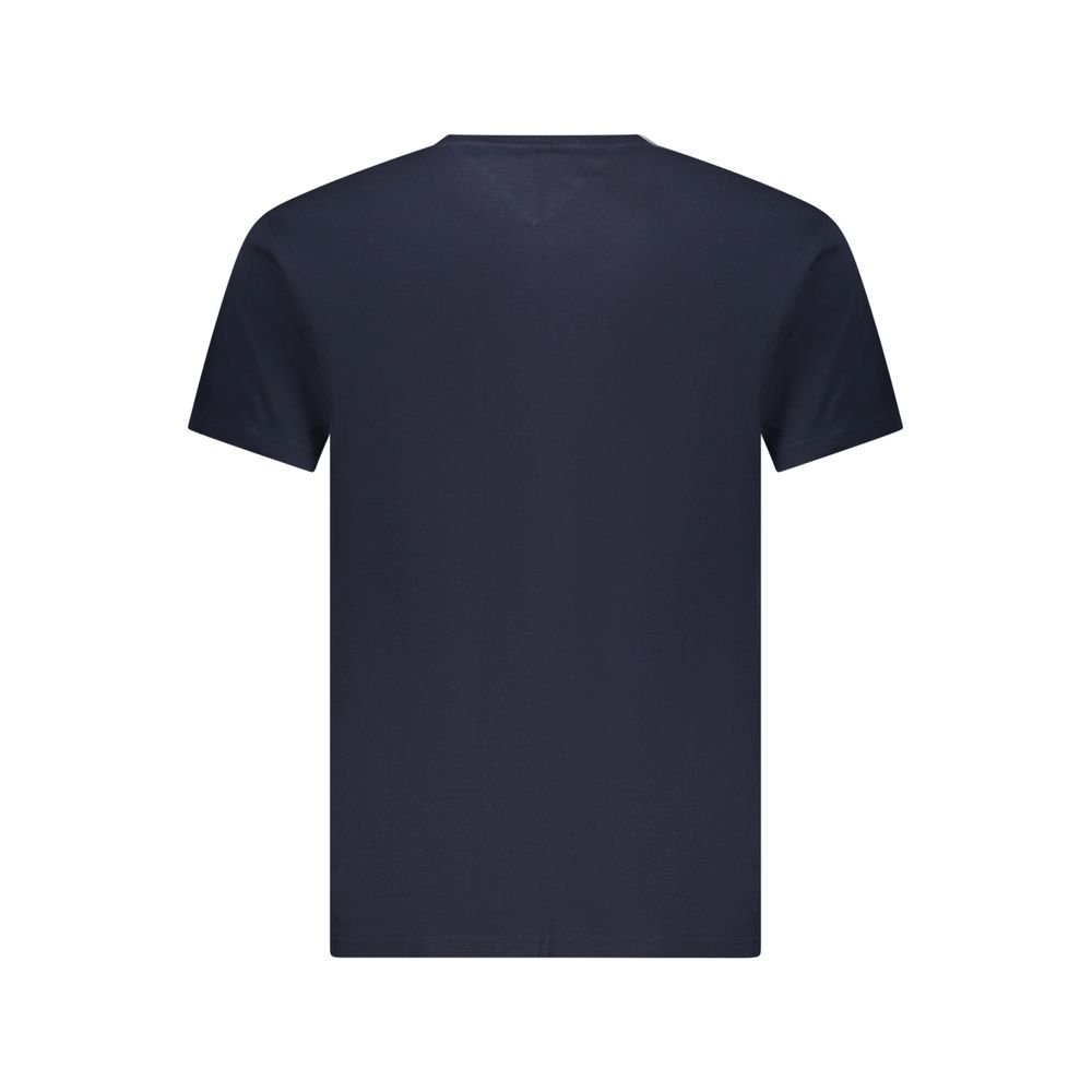 Blue Cotton Men's T-Shirt - Image 2