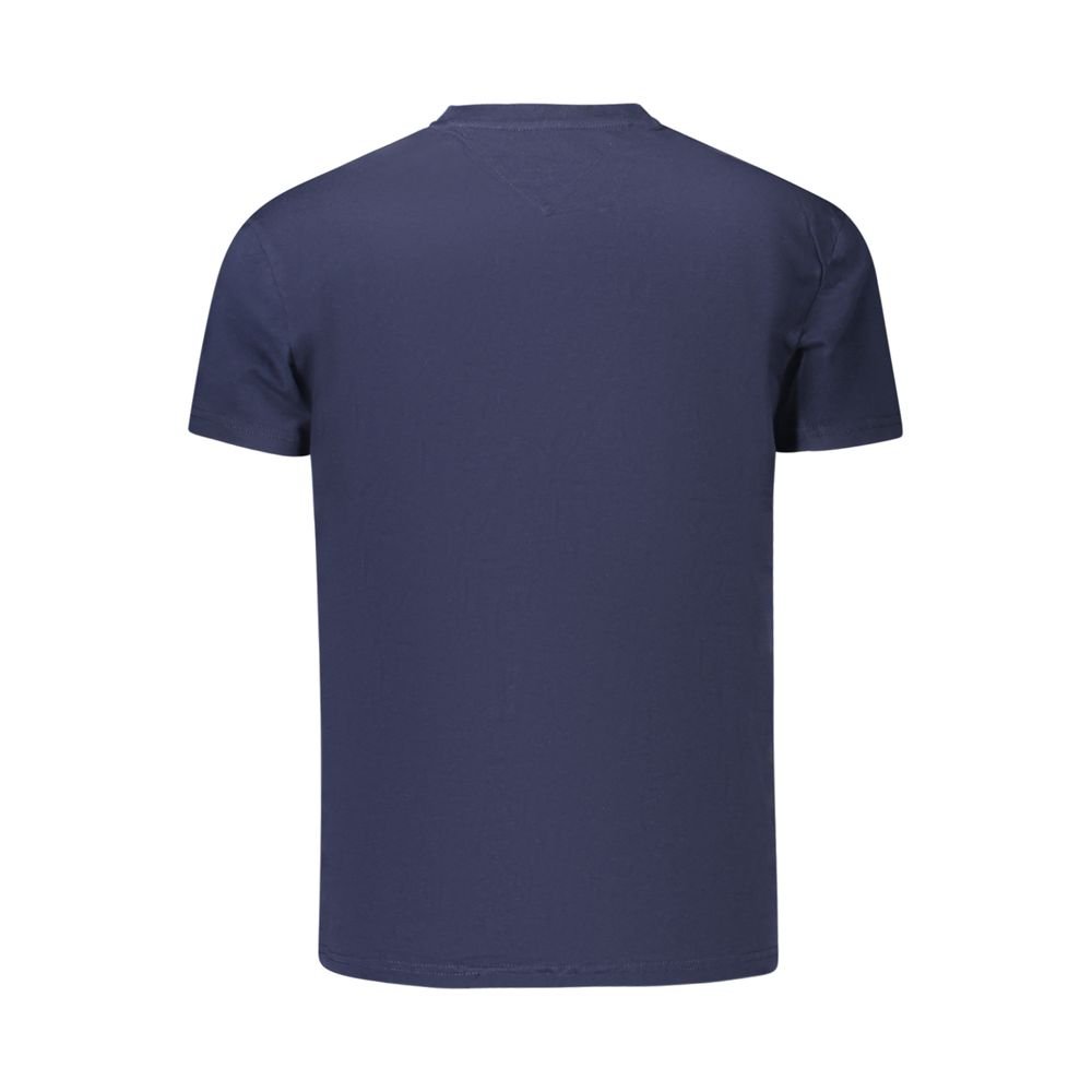 Blue Cotton Men's T-Shirt - Image 2