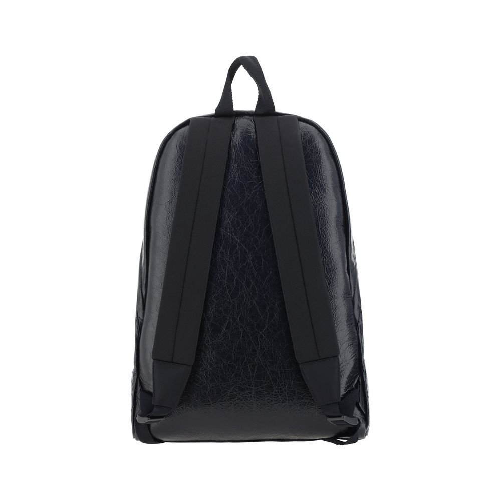 Stylish Black Lamb Ovis Aries Backpack designed by Balenciaga - Image 2