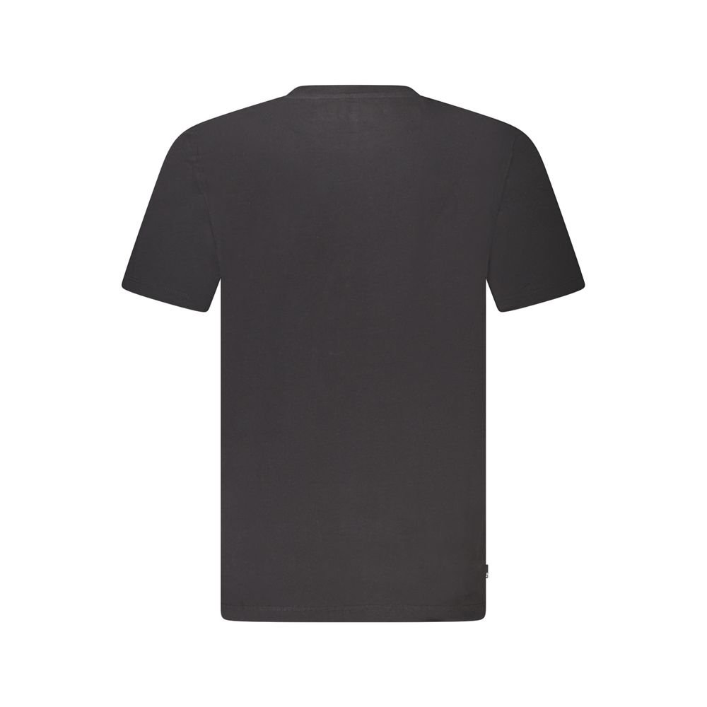 Black Organic Cotton Men T-Shirt - Image 2