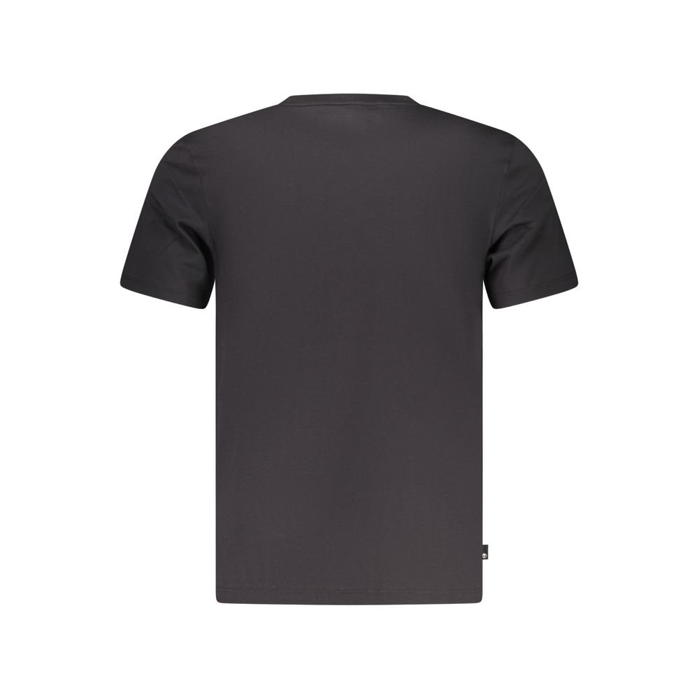 Black Cotton Men T-Shirt - Image 2