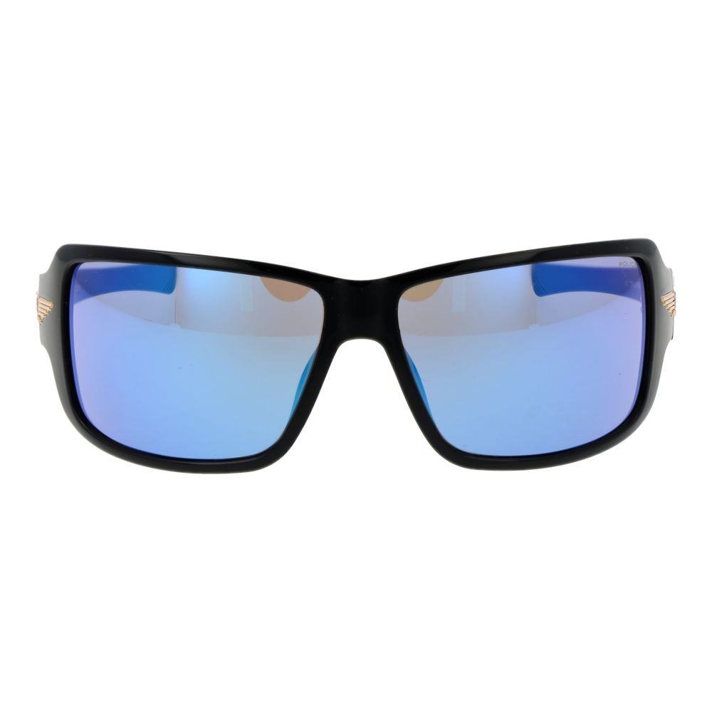 Trendy Black Plastic Sunglasses designed by Police - Image 2