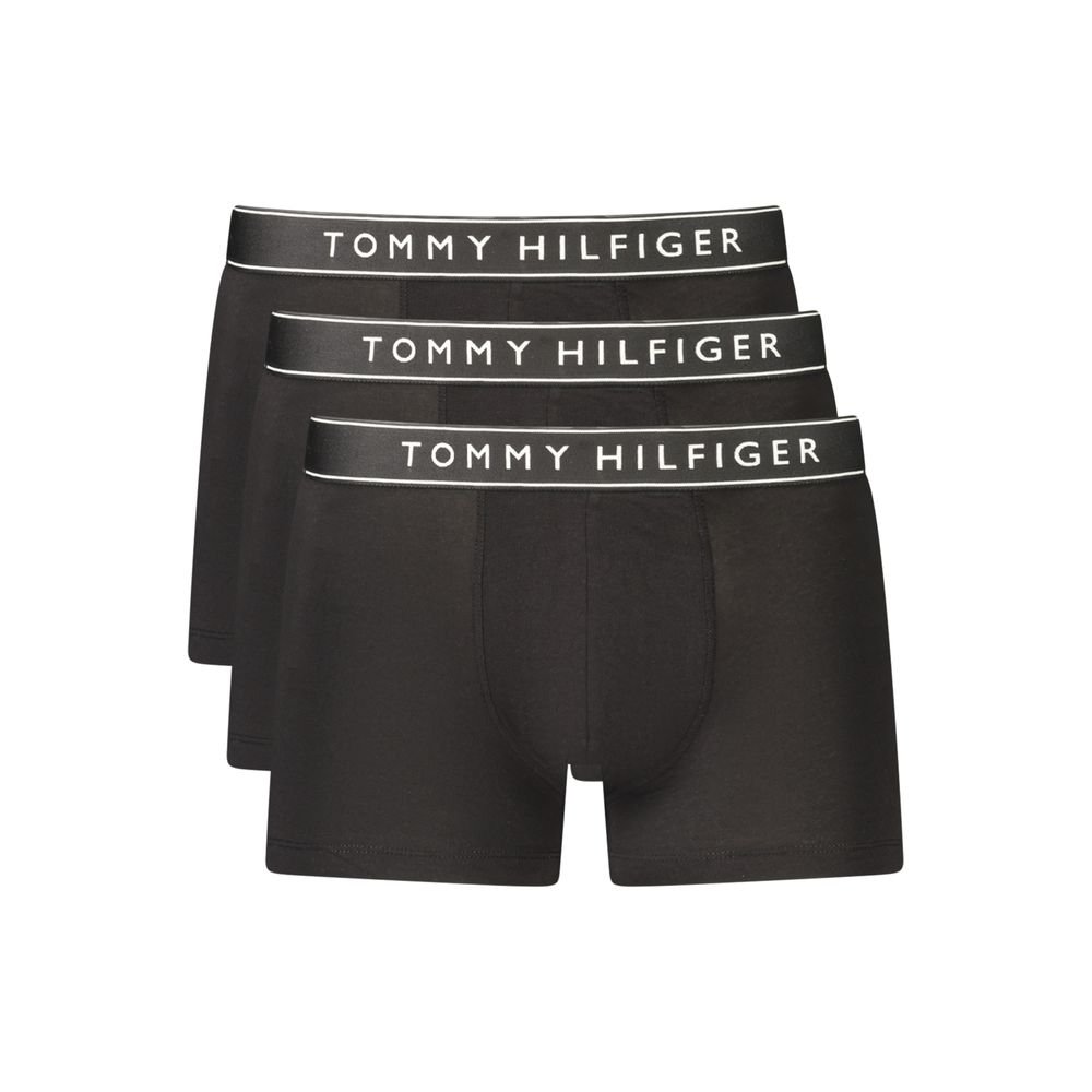 Black Cotton Mens Boxer Underwear designed by Tommy Hilfiger