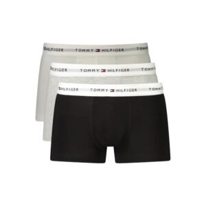 Grey Cotton Men's Boxer Underwear designed by Tommy Hilfiger