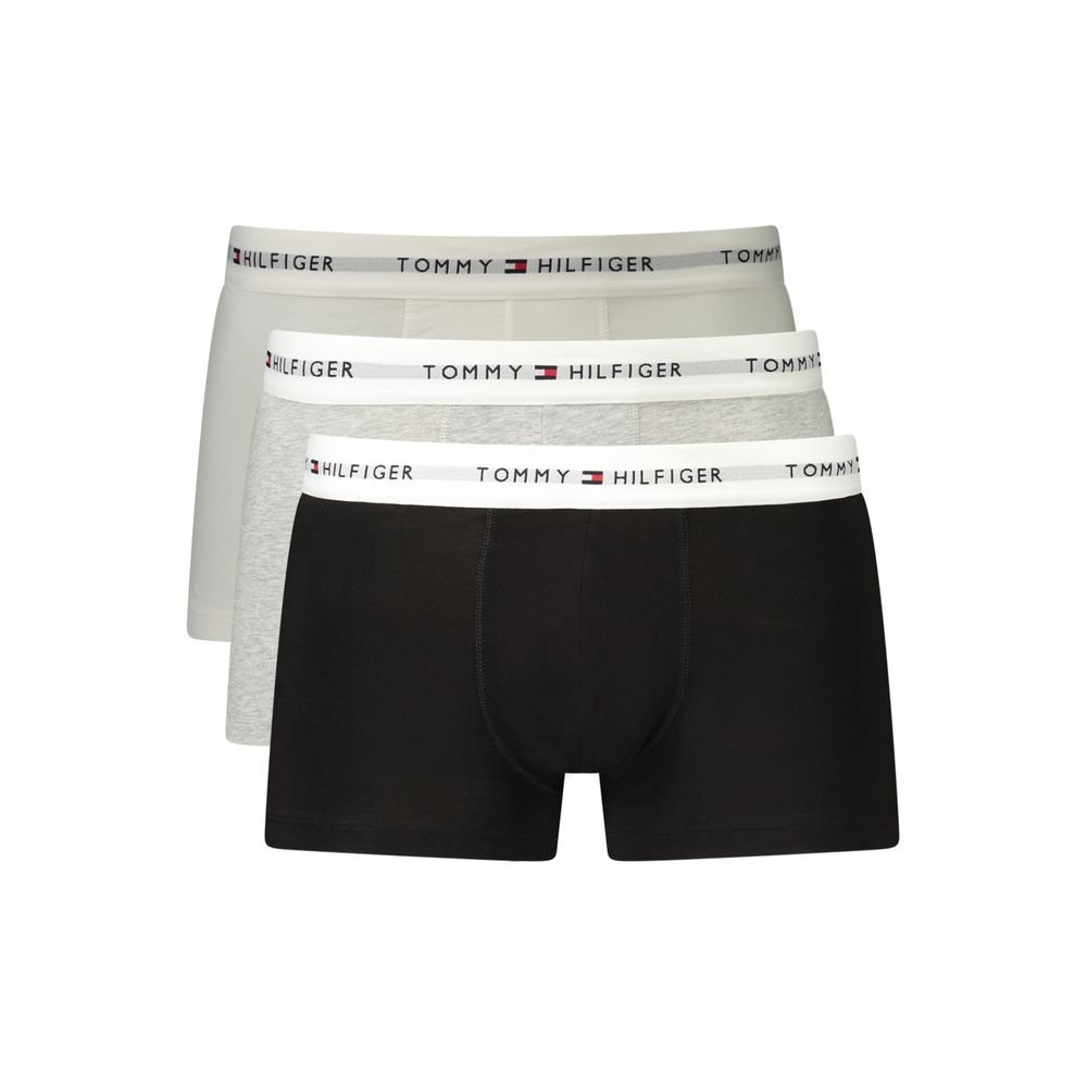 Grey Cotton Men's Boxer Underwear designed by Tommy Hilfiger