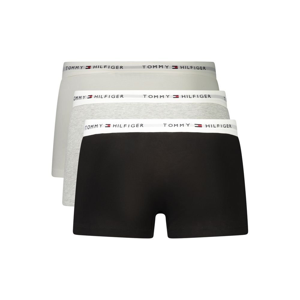 Grey Cotton Men's Boxer Underwear designed by Tommy Hilfiger - Image 2