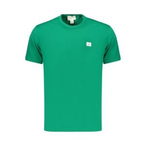 Green Cotton Men's T-Shirt