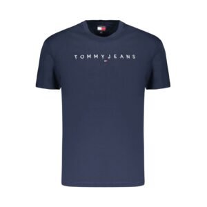 Blue Cotton Men's T-Shirt
