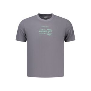 Gray Cotton Men's T-Shirt