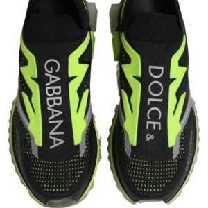 Black Green Sorrento Low Top Sneakers Shoes